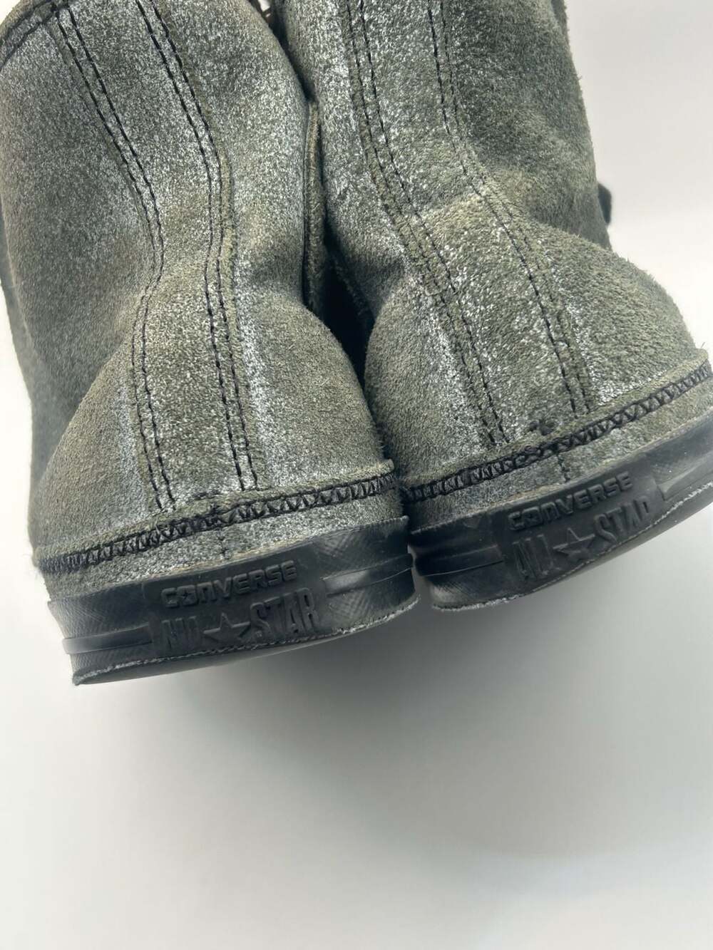 Converse Chuck Taylor All Star Metallic Suede High-Top Side Zip Sneakers - Picture 6 of 7